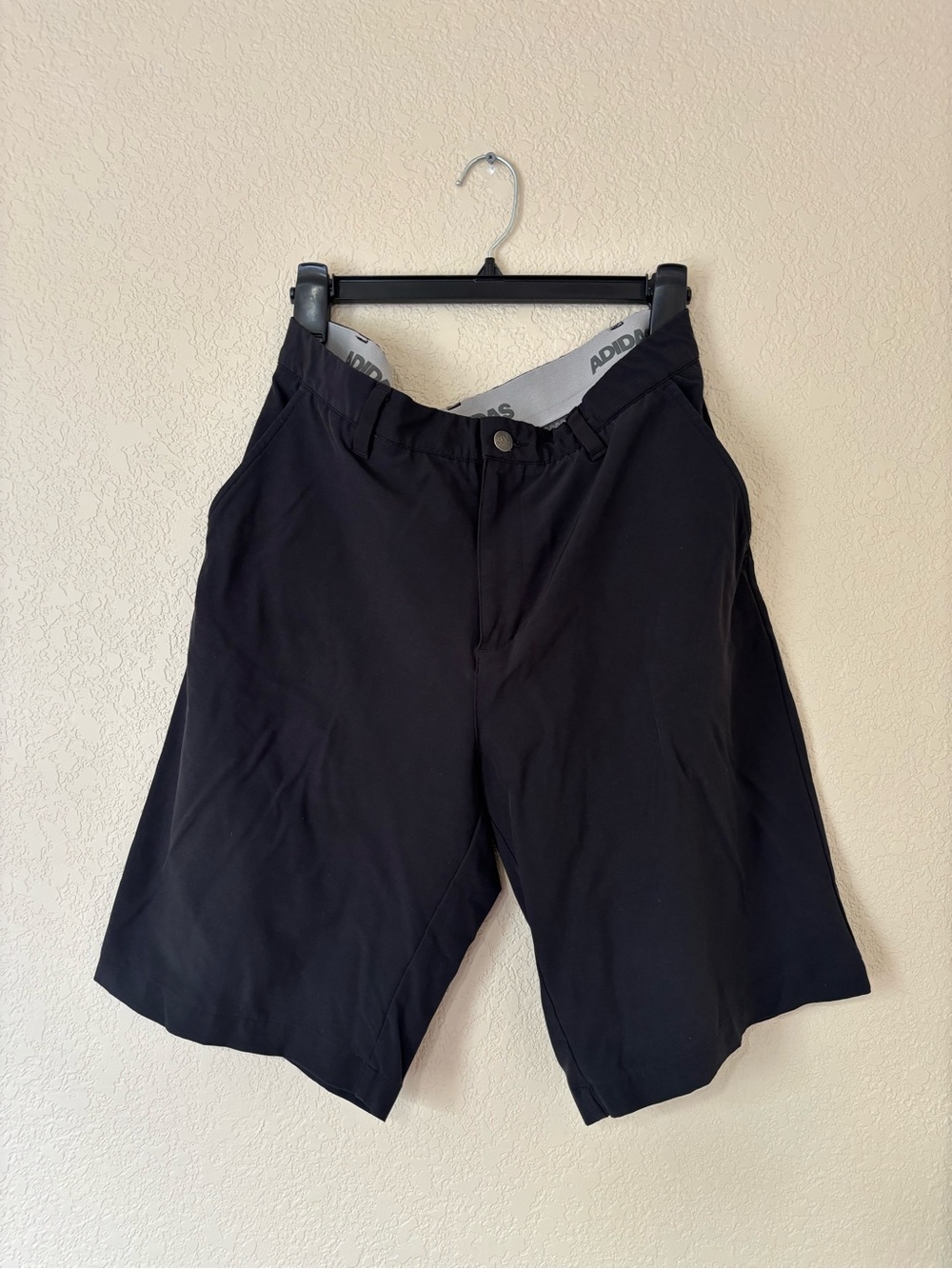 Adidas Golf Black Shorts size men's 32 Performance Stretch Quick Dry